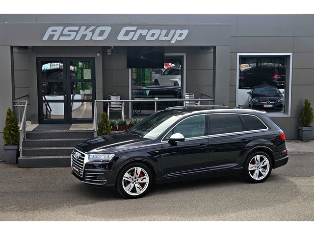Audi SQ7 S-LINE/7МЕСТА/MATRIX/PANO/360CAM/BOSE/DISTR/LIZING - автомобили, коли, обяви за нови и употребявани 16