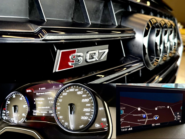 Audi SQ7 S* Quattro* V8T* TDI* Подгрев* Панорама* Лизинг - автомобили, коли, обяви за нови и употребявани 15