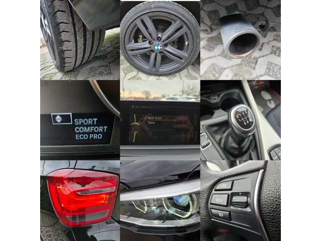 BMW 116 2.0D-116кс= 6СКОРОСТИ= M Packet= LED= 199.000km - автомобили, коли, обяви за нови и употребявани 14