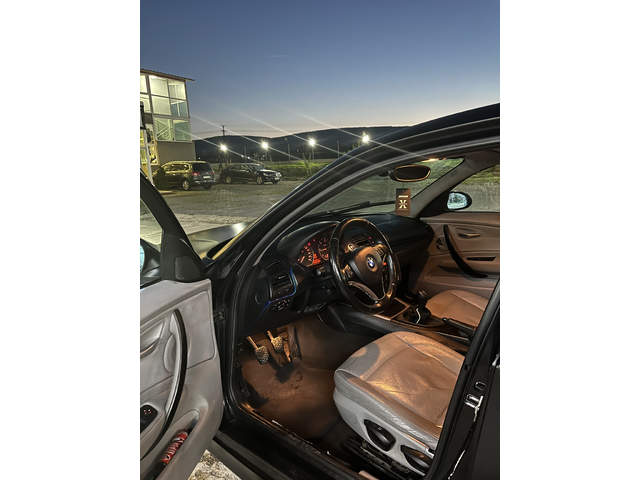 BMW 118 Черен мат боя, лед фарове - автомобили, коли, обяви за нови и употребявани 7