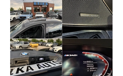 BMW 340 85400км-M Paket-Head Up-360Kameri-Harman Kardon-!! - автомобили, коли, обяви за нови и употребявани 16