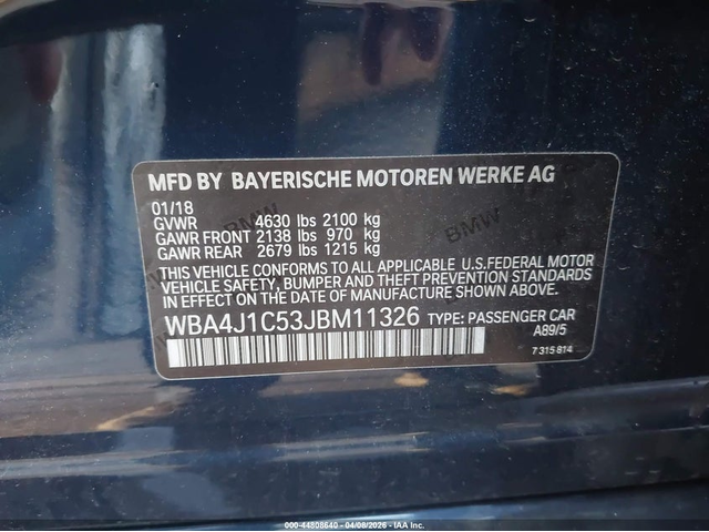 BMW 430I 2.0L I-4 DI, DOHC, VVT, TURBO, 248HP Rear Wheel Drive - автомобили, коли, обяви за нови и употребявани 8