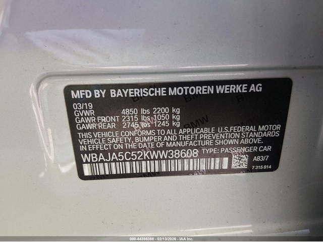BMW 530I 2.0L I-4 DI, DOHC, VVT, TURBO, 248HP Rear Wheel Drive - автомобили, коли, обяви за нови и употребявани 8