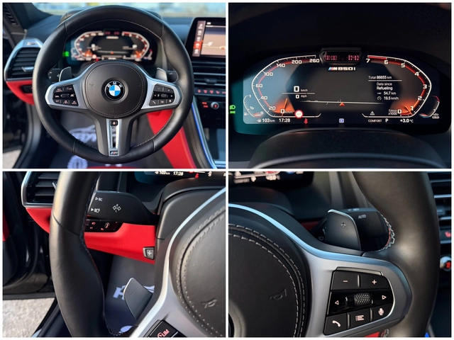 BMW 850 i= xDrive= M-pack= Facelift= Panorama= Soft Close= - автомобили, коли, обяви за нови и употребявани 14