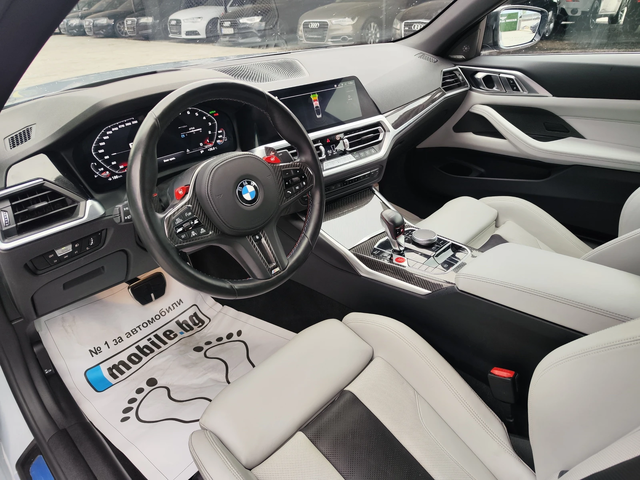 BMW M4 COMPETETION* CARBON* HARMANN* PODGREV* 360CAM* LIZ - автомобили, коли, обяви за нови и употребявани 7