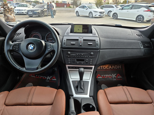 BMW X3 3.0D-204кс= АВТОМАТ= 4Х4= КСЕНОН= НАВИ= КОЖА - автомобили, коли, обяви за нови и употребявани 11
