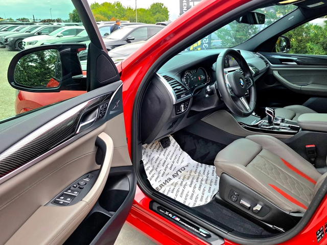 BMW X4 M COMPETITION MEGA FULL BLACK LINE ЛИЗИНГ 100% - автомобили, коли, обяви за нови и употребявани 11