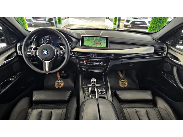 BMW X6 M/4.0XD/LED/DISTR/HUD/360CAM/ВАКУУМ/ПОДГРЕВ/LIZING - автомобили, коли, обяви за нови и употребявани 7