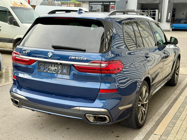 BMW X7 M50D+ 7места+ TV+ Head Up+ Панорама+ 360камера - автомобили, коли, обяви за нови и употребявани 4
