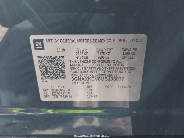 Chevrolet Equinox 1.5L I-4 DI, DOHC, VVT, TURBO, 170HP Front Wheel Drive - автомобили, коли, обяви за нови и употребявани 8