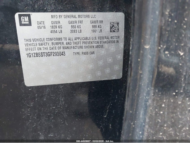 Chevrolet Malibu 1.5L I-4 DI, DOHC, VVT, TURBO, 160HP Front Wheel Drive - автомобили, коли, обяви за нови и употребявани 8