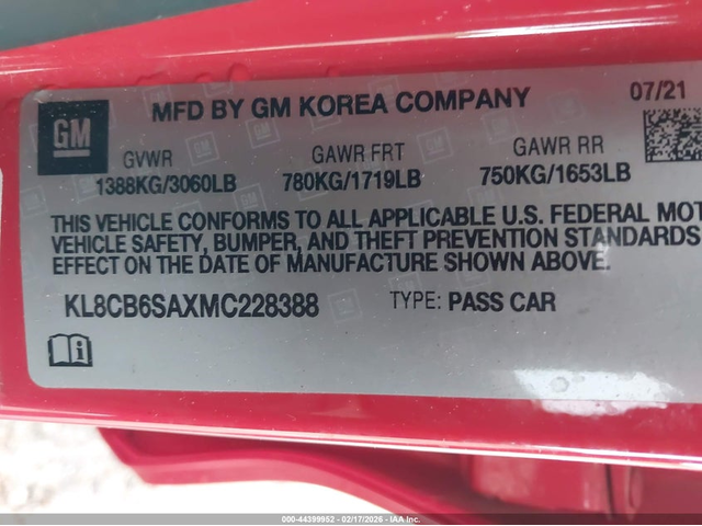 Chevrolet Spark 1.4L I-4 DOHC, VVT, 98HP Front Wheel Drive - автомобили, коли, обяви за нови и употребявани 8