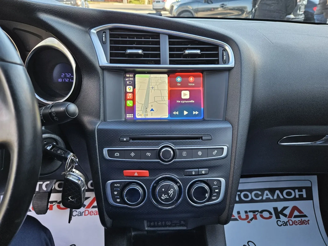 Citroen DS4 1.6HDI-120кс= 6СK= FACE= CAR PLAY= 181.000km - автомобили, коли, обяви за нови и употребявани 15