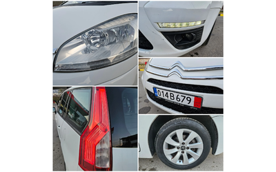 Citroen Grand C4 Picasso 1.6Hdi Facelift/7mesta/6skorosti - автомобили, коли, обяви за нови и употребявани 14