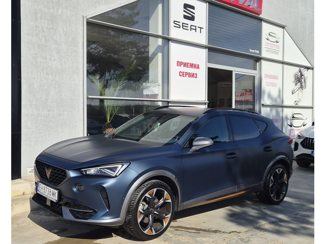 Cupra Formentor СИН МАТ VZ ПАКЕТ 150 к.с. БЕНЗИН - автомобили, коли, обяви за нови и употребявани 0