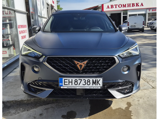 Cupra Formentor СИН МАТ VZ ПАКЕТ 150 к.с. БЕНЗИН - автомобили, коли, обяви за нови и употребявани 1