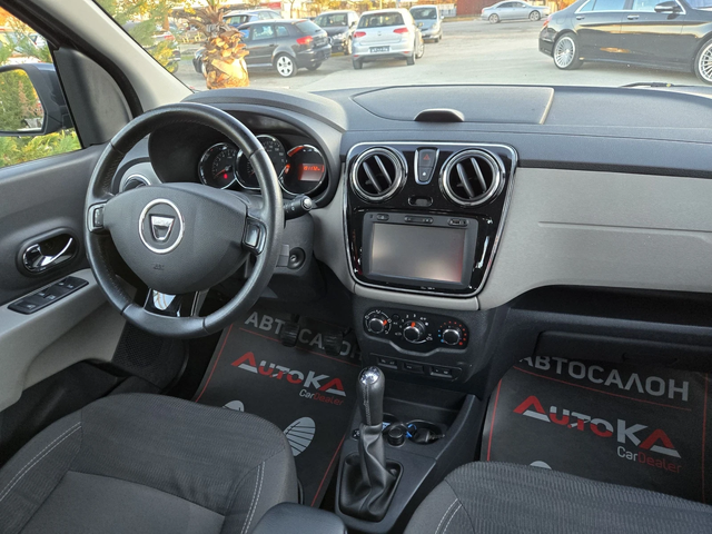 Dacia Lodgy 1.6i-85kc= 7МЕСТА= ГАЗ= НАВИ= PRESTIGE= 191.000km - автомобили, коли, обяви за нови и употребявани 12