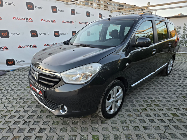 Dacia Lodgy 1.6i-85kc= 7МЕСТА= ГАЗ= НАВИ= PRESTIGE= 191.000km - автомобили, коли, обяви за нови и употребявани 5
