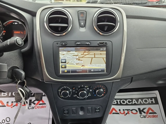 Dacia Logan 1.2i-75кс= ФАБРИЧНА ГАЗ= 158.000км= НАВИ - автомобили, коли, обяви за нови и употребявани 15