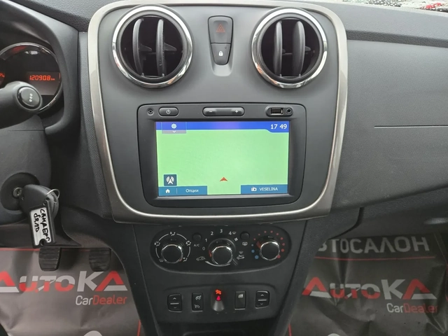 Dacia Sandero STEPWAY= 0.9TCE-90кс= 120.000км= НАВИ= АВТОПИЛОТ - автомобили, коли, обяви за нови и употребявани 15
