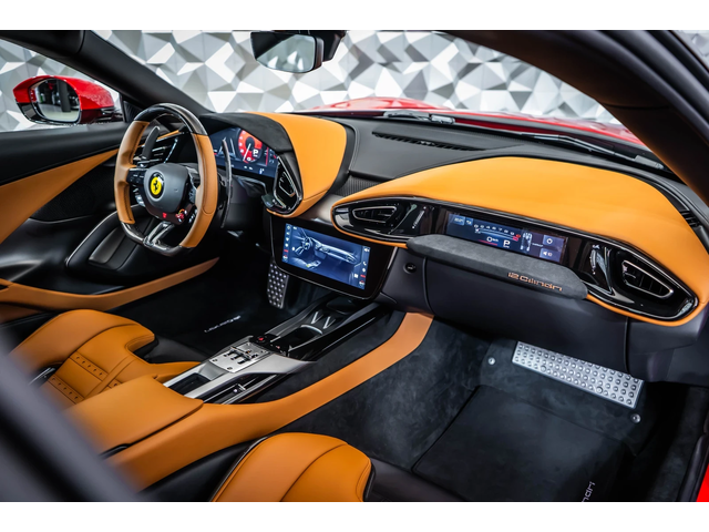 Ferrari 812 Superfast 12 Cilindri Rosso Corsa / Cuoio interior - автомобили, коли, обяви за нови и употребявани 11