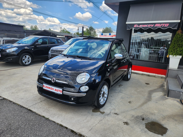 Fiat 500 CABRIO 1.4i-100к.с- EURO 5b -КЛИМАТИК-ШВЕЙЦАРИЯ - автомобили, коли, обяви за нови и употребявани 2