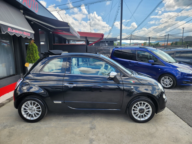 Fiat 500 CABRIO 1.4i-100к.с- EURO 5b -КЛИМАТИК-ШВЕЙЦАРИЯ - автомобили, коли, обяви за нови и употребявани 4