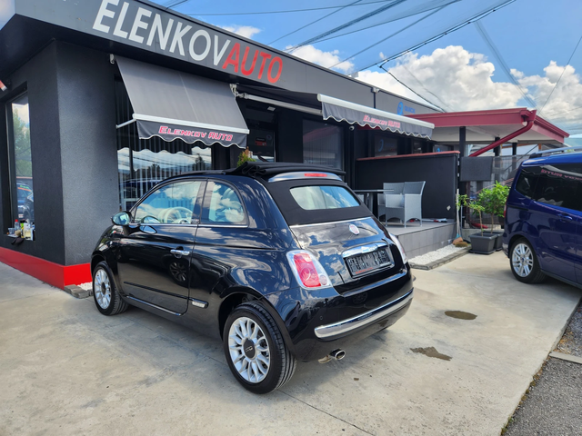 Fiat 500 CABRIO 1.4i-100к.с- EURO 5b -КЛИМАТИК-ШВЕЙЦАРИЯ - автомобили, коли, обяви за нови и употребявани 5