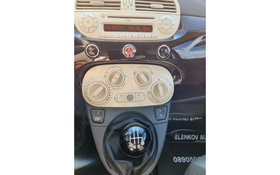 Fiat 500 CABRIO 1.4i-100к.с- EURO 5b -КЛИМАТИК-ШВЕЙЦАРИЯ - автомобили, коли, обяви за нови и употребявани 9