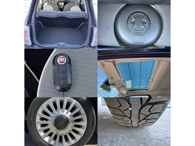 Fiat 500 1.2* 70ps* GAS* 97хл.км* КЛИМАТИК - автомобили, коли, обяви за нови и употребявани 14