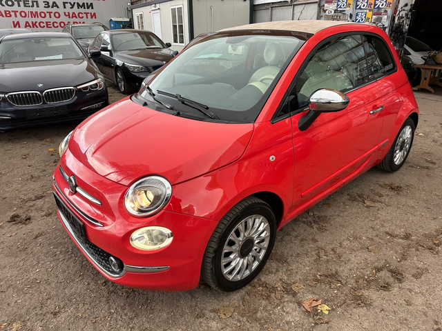 Fiat 500 Cabrio Facelift 1.2i - автомобили, коли, обяви за нови и употребявани 0