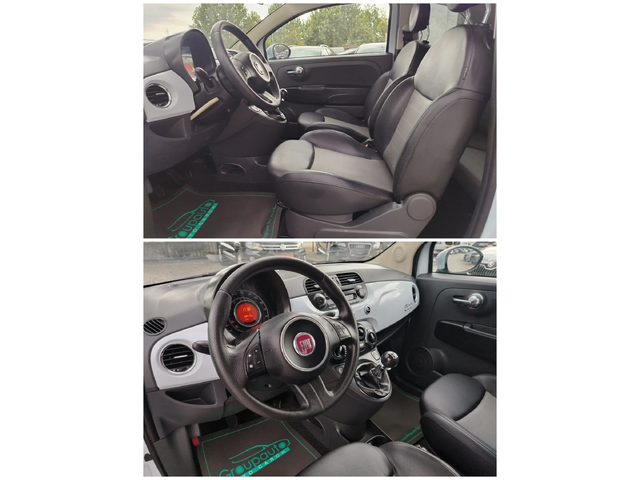 Fiat 500 1.2i-70к.с/КЛИМАТИК/RECARO!!! - автомобили, коли, обяви за нови и употребявани 7