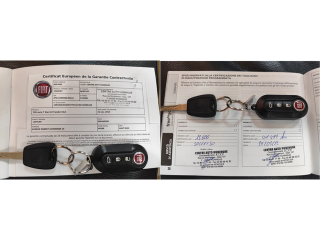 Fiat 500 Lounge0.9.86 kc - автомобили, коли, обяви за нови и употребявани 15