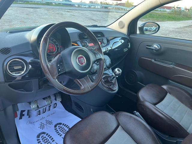 Fiat 500 1.4i-100-ITALIA - автомобили, коли, обяви за нови и употребявани 12