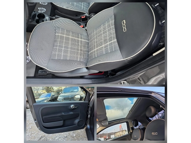 Fiat 500 0.9i 105K.C. / ДИГИТАЛ/НАВИГАЦИЯ/ПАНОРАМА - автомобили, коли, обяви за нови и употребявани 10