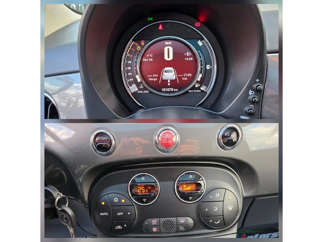 Fiat 500 0.9i 105K.C. / ДИГИТАЛ/НАВИГАЦИЯ/ПАНОРАМА - автомобили, коли, обяви за нови и употребявани 9