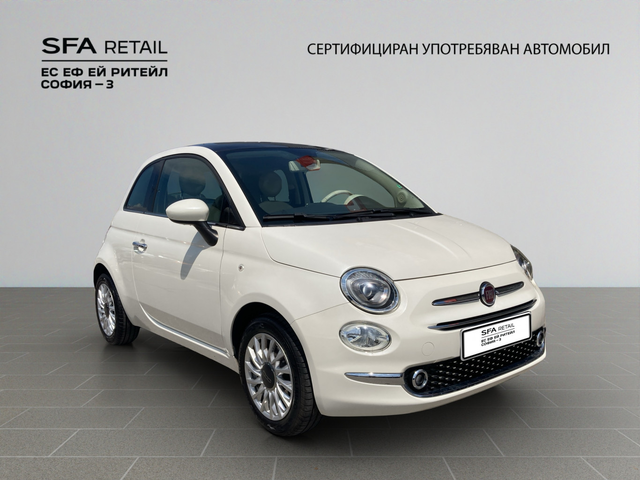 Fiat 500 LOUNGE 1.2 69 hp АВТОМАТИК EURO 6B - автомобили, коли, обяви за нови и употребявани 2