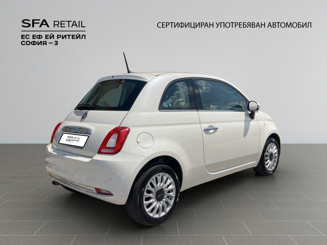 Fiat 500 LOUNGE 1.2 69 hp АВТОМАТИК EURO 6B - автомобили, коли, обяви за нови и употребявани 4