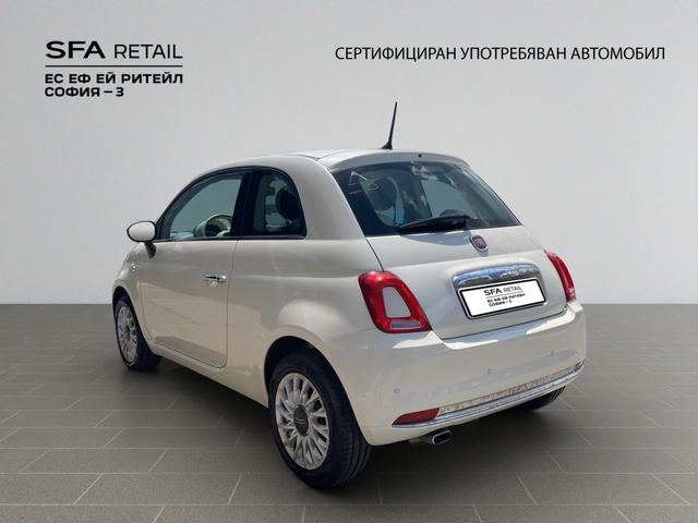 Fiat 500 LOUNGE 1.2 69 hp АВТОМАТИК EURO 6B - автомобили, коли, обяви за нови и употребявани 6