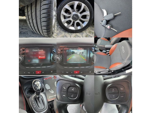 Fiat 500L 1.4T-162кс= АВТОМАТ= ГАЗ= 169.000КМ= EURO 6C!= КАМ - автомобили, коли, обяви за нови и употребявани 16