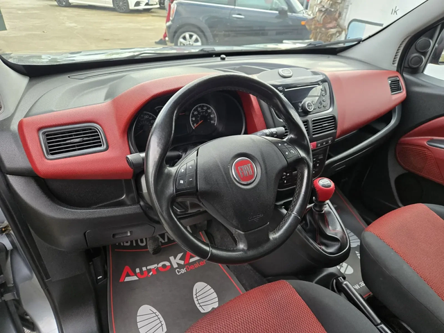 Fiat Doblo 1.4i-120kc= ЗАВОДСКИ МЕТАН= 6СК= КЛИМАТРОНИК - автомобили, коли, обяви за нови и употребявани 7