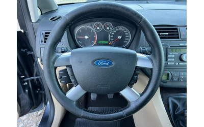 Ford C-max Ghia 1.8TDCI-115к.с/ Кожа/ Подгряване/ Автопилот - автомобили, коли, обяви за нови и употребявани 13