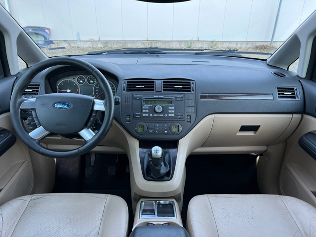 Ford C-max Ghia 1.8TDCI-115к.с/ Кожа/ Подгряване/ Автопилот - автомобили, коли, обяви за нови и употребявани 16