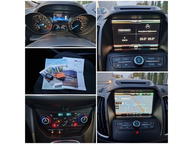 Ford C-max 1.6 / 150 к.с. ФЕЙСЛИФТ - автомобили, коли, обяви за нови и употребявани 15