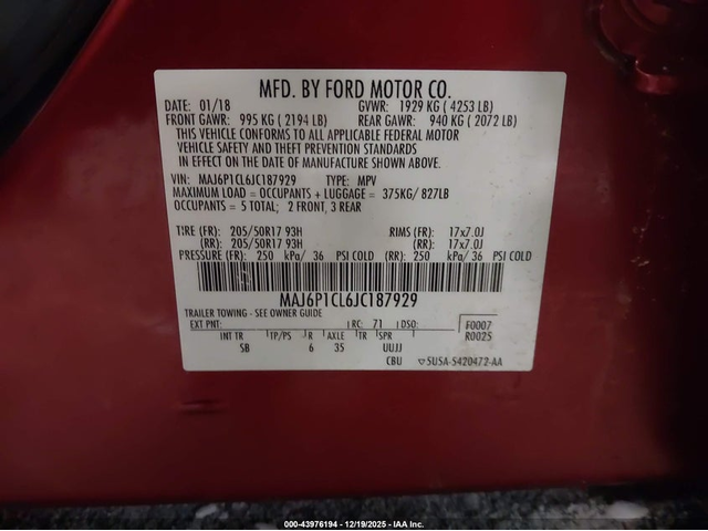 Ford EcoSport 2.0L I-4 DI, DOHC, VVT, 166HP 4X4 Drive - автомобили, коли, обяви за нови и употребявани 8