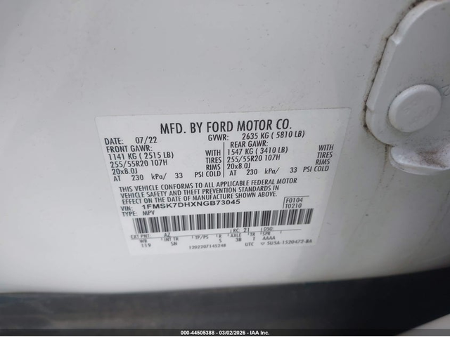 Ford Explorer 2.3L I-4 DI, DOHC, VVT, TURBO, 300HP 4X2 Drive - автомобили, коли, обяви за нови и употребявани 8