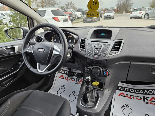 Ford Fiesta 1.4i-95кс= ГАЗ= EURO 6B= 5ВРАТИ - автомобили, коли, обяви за нови и употребявани 11