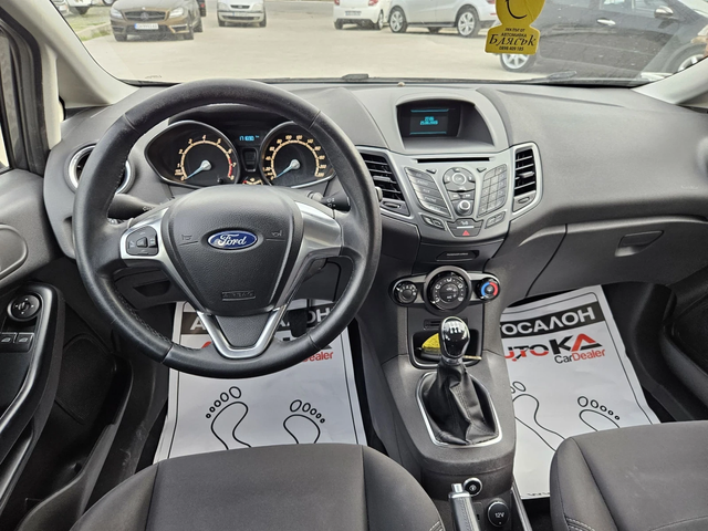Ford Fiesta 1.4i-95кс= ГАЗ= EURO 6B= 5ВРАТИ - автомобили, коли, обяви за нови и употребявани 9