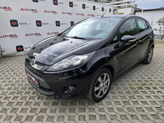 Ford Fiesta 1.2i-60кс= КЛИМАТИК= EURO 5A - автомобили, коли, обяви за нови и употребявани 5