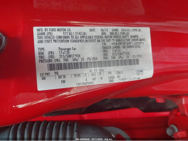 Ford Focus 2.0L I-4 DI, DOHC, VVT, 160HP Front Wheel Drive - автомобили, коли, обяви за нови и употребявани 8